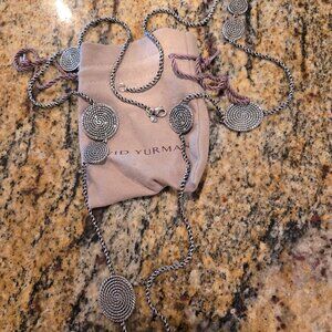 David Yurman Necklace, 40", diamond